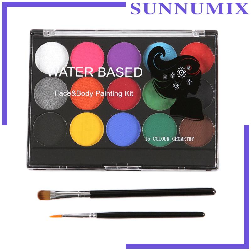 Bảng Màu Vẽ Cơ Thể Hóa Trang Halloween Chuyên Nghiệp