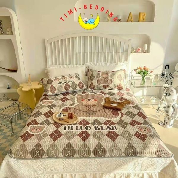 Chiếu điều hòa cao su non 5D 3 lớp dày dặn, thoáng mát, siêu êm – Timibedding