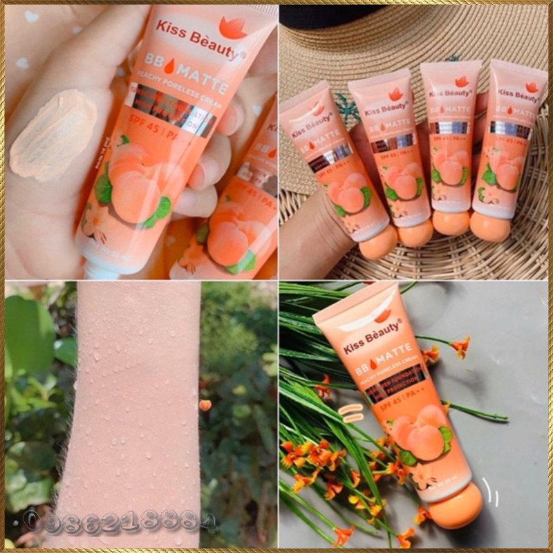 Kem nền chống nắng SPF 45/PA+++ Kiss Beauty Pore BB Matte KBM1