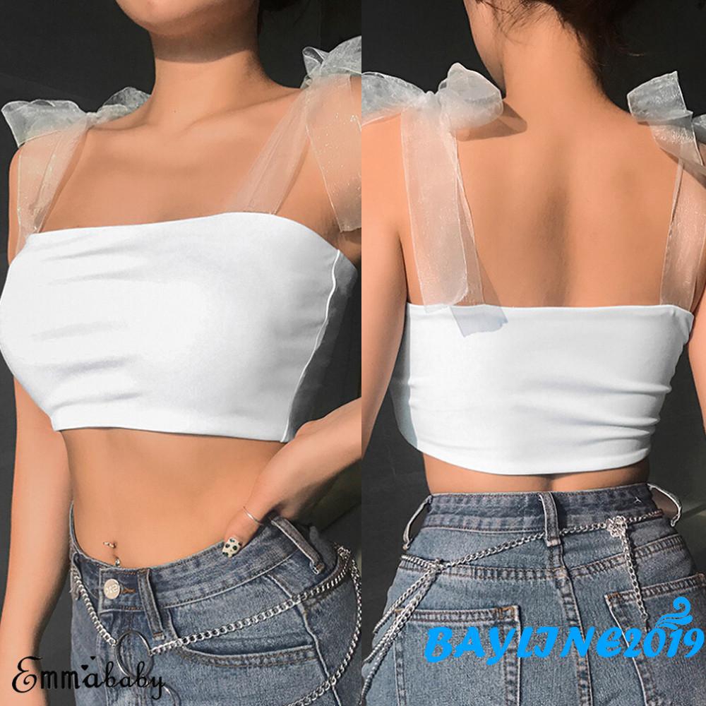 Áo lửng hai dây gợi cảm cho nữ