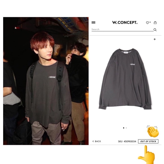 VStore-duyendo97  Áo thun dài tay BTS Jungkook