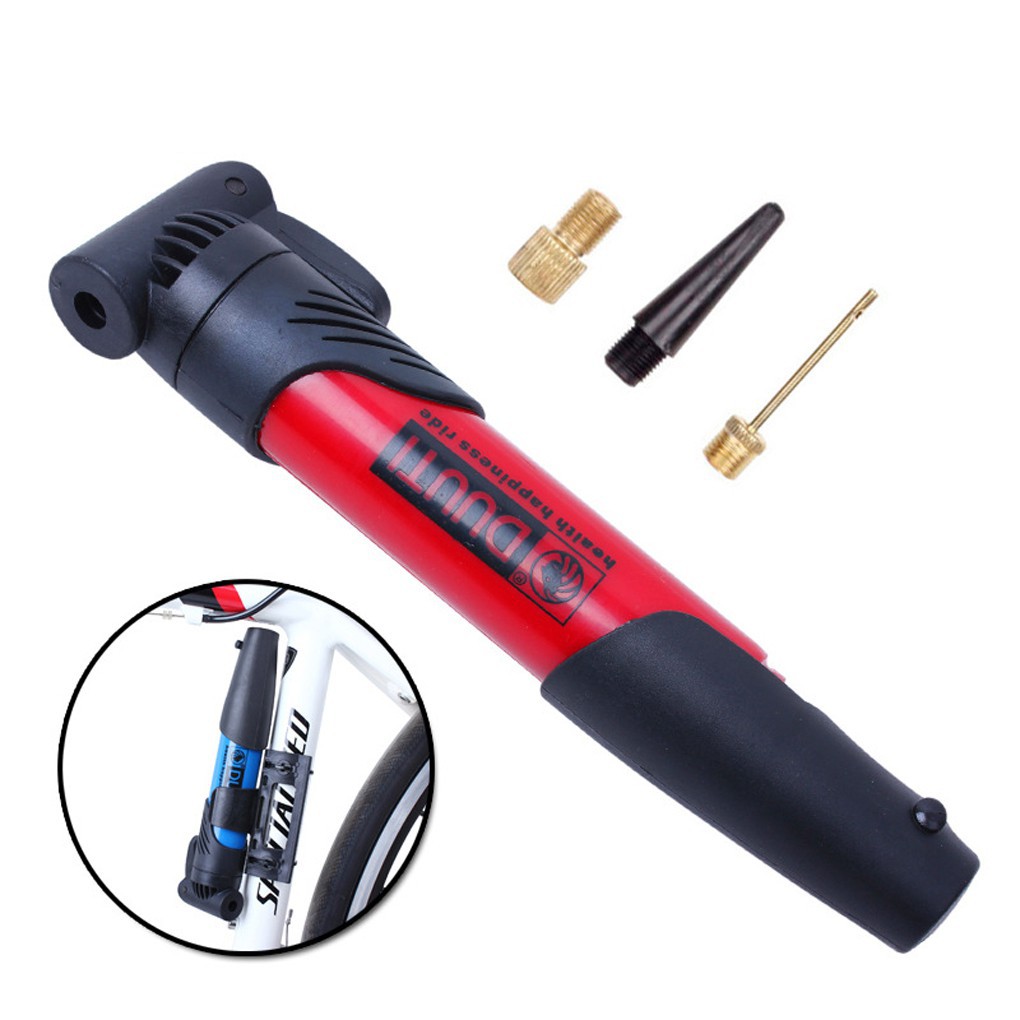 Dụng cụ bơm xe đạp nhỏ gọn dễ dàng mang đi