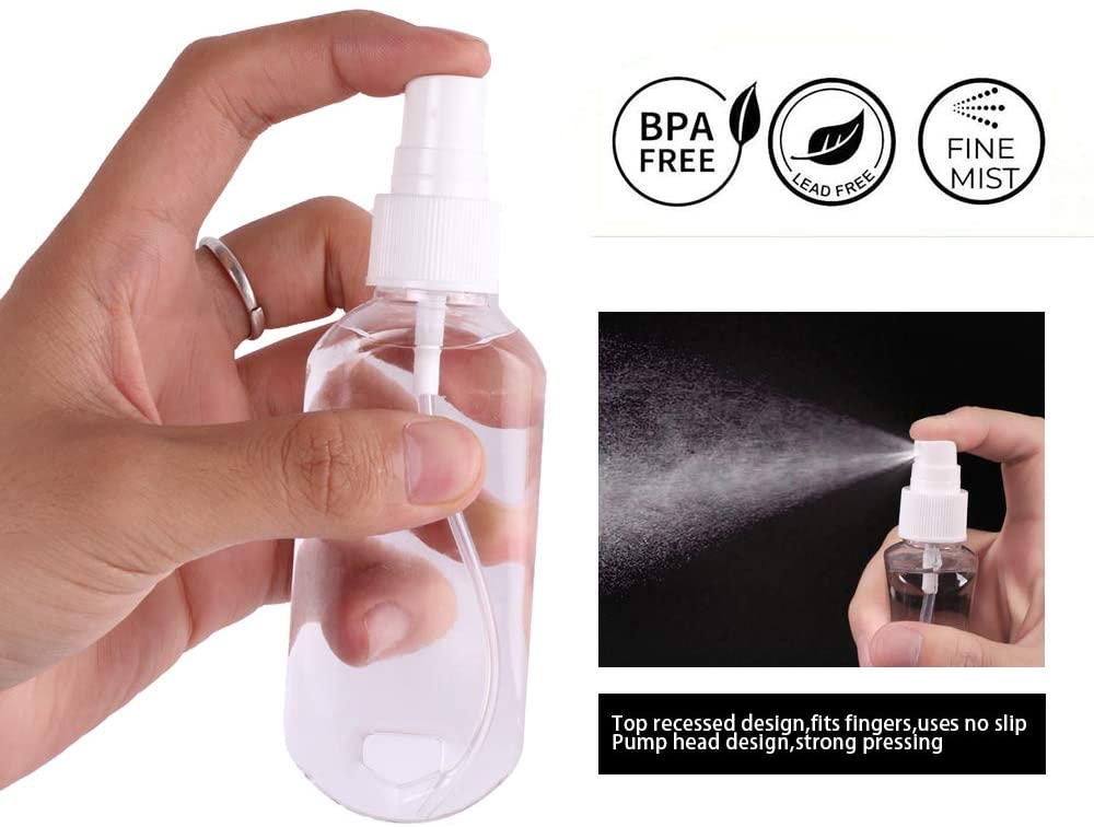 [Hàng mới về] Chai Nhựa Rỗng 50ml Thiết Kế Móc Khóa Tiện Dụng Khi Đi Du Lịch