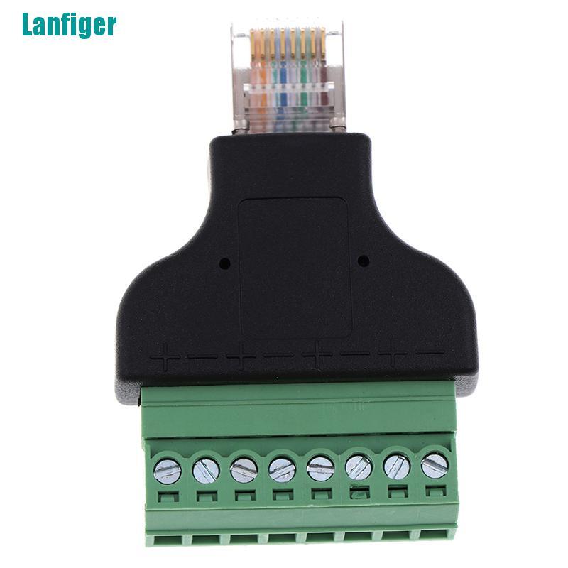 Đầu Chuyển Đổi 8P8C RJ45 ethernet male Sang 8 pin av