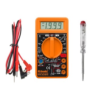 [FREE SHIP => 50K ] Đồng hồ vạn năng Asaki AK-9180 + bút thử điện