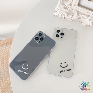 Ốp Điện Thoại TPU Mềm Trong Suốt In Chữ Good Luck Thời Trang Cho IPhone 11 12 XR 6 6S 7 8 + 11 13 12 Pro Max X XS Max SE 2020