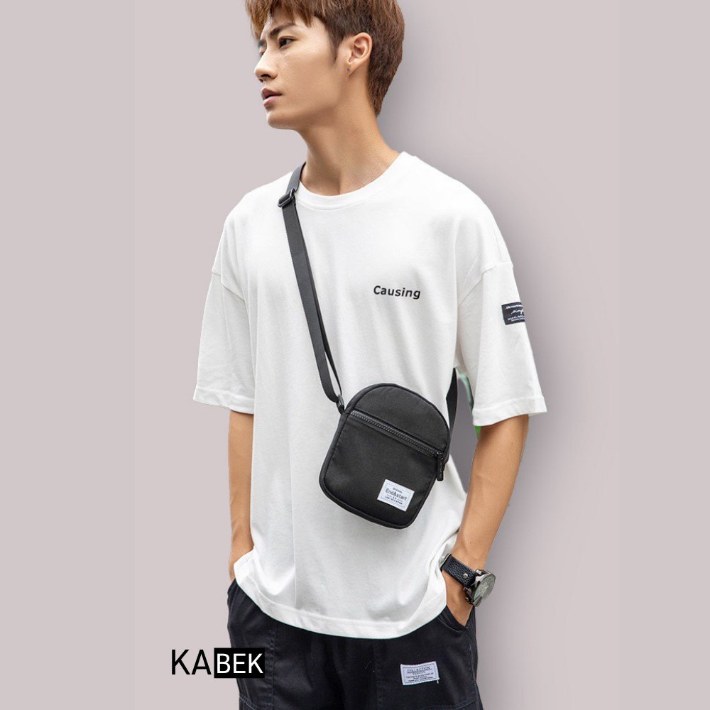Túi đeo chéo messenger mini bag thời trang nam nữ unisex nhật bản KABE40 | BigBuy360 - bigbuy360.vn