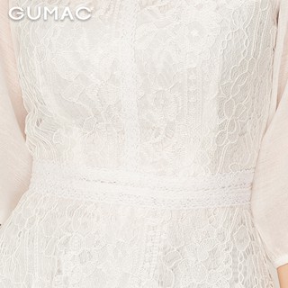Đầm xòe ren phối tay DA9108 GUMAC