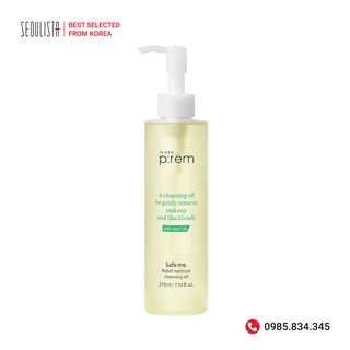 Dầu tẩy trang dịu nhẹ Make P:rem Safe me. Relief Moisture Cleansing Oil