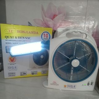 QUẠT SẠC TÍCH ĐIỆN HONJIANDA HJD-FL202