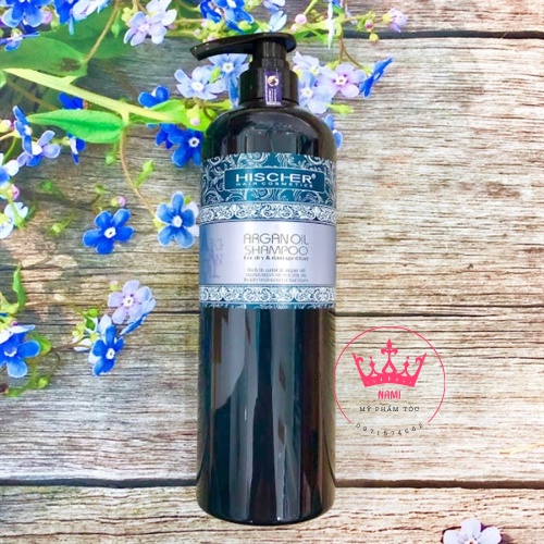 Cặp Dầu Gội Xả HISCHER ARGAN OIL 1000ML Ngăn Ngừa Gàu,Giảm Rụng Tóc,Phục Hồi Hư Tổn.Hàng Chính Hãng NAMI