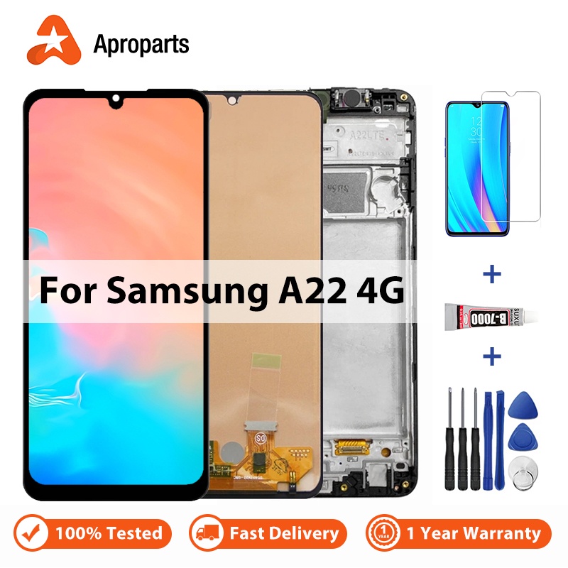Màn Hình Cảm Ứng LCD 100% Thay Thế Cho Samsung Galaxy A22 4G A225 Samsung A225F A225F / DS A225M