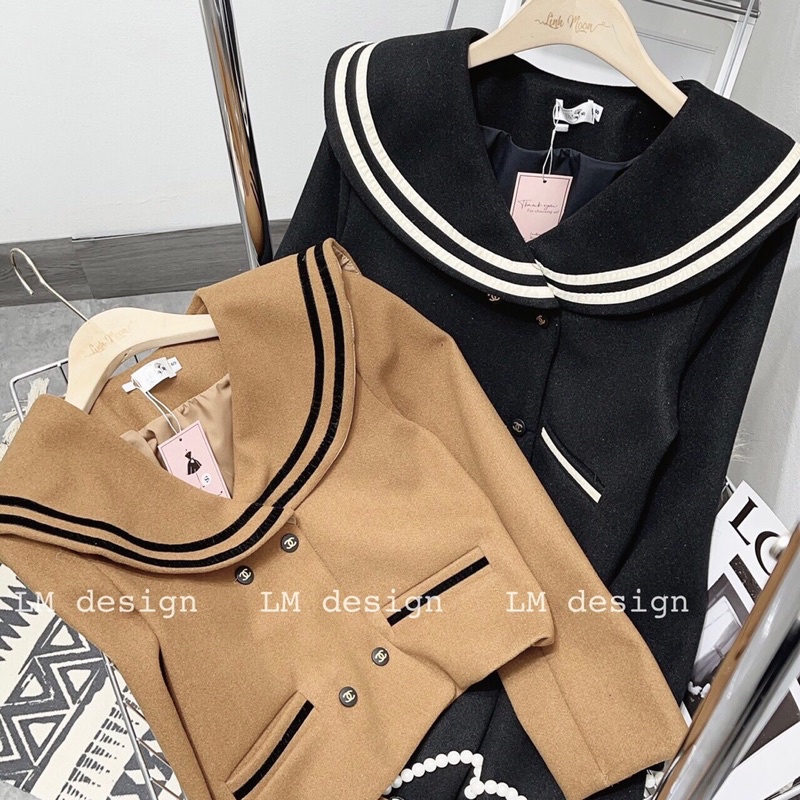 Set dạ lì cổ thuỷ thủ chuẩn ảnh