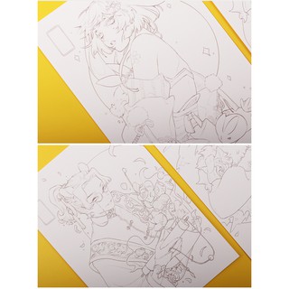 Line art nét vẽ cực đặc biệt, lạ