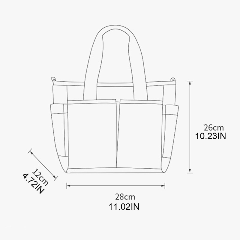 Seng Túi Xách Đeo Vai Sức Chứa Lớn Đa Năng Chống Thấm Nước Cho Mẹ Và Bé
