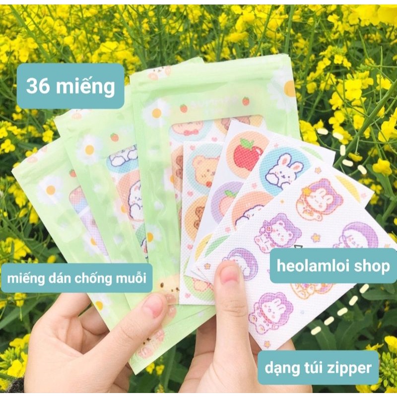 36 miếng dán chống muỗi- sticker chống muỗi giao mẫu ngẫu nhiên - ảnh sản phẩm 1