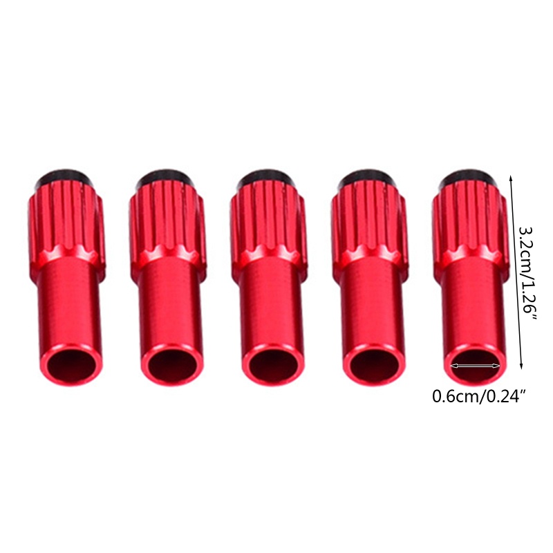Bộ 5 Ốc Vít Điều Chỉnh Được Bằng Hợp Kim Nhôm Cho Phanh Xe Đạp