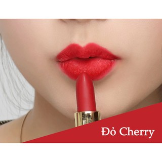 Son handmade màu đỏ cherry