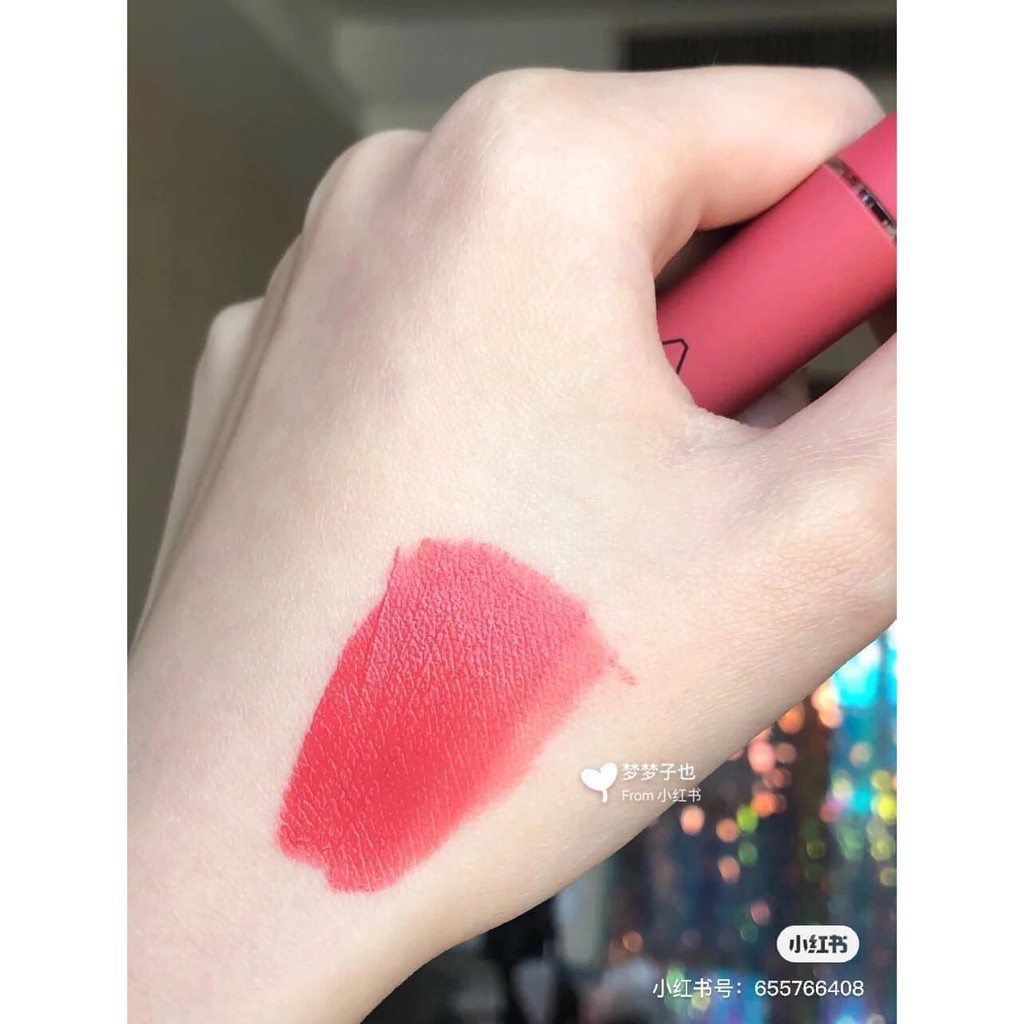 CAM KẾT CHUẨN AUTH- Son 3CE Kem Velvet Lip Tint Màu Pink Break (Hồng đào)