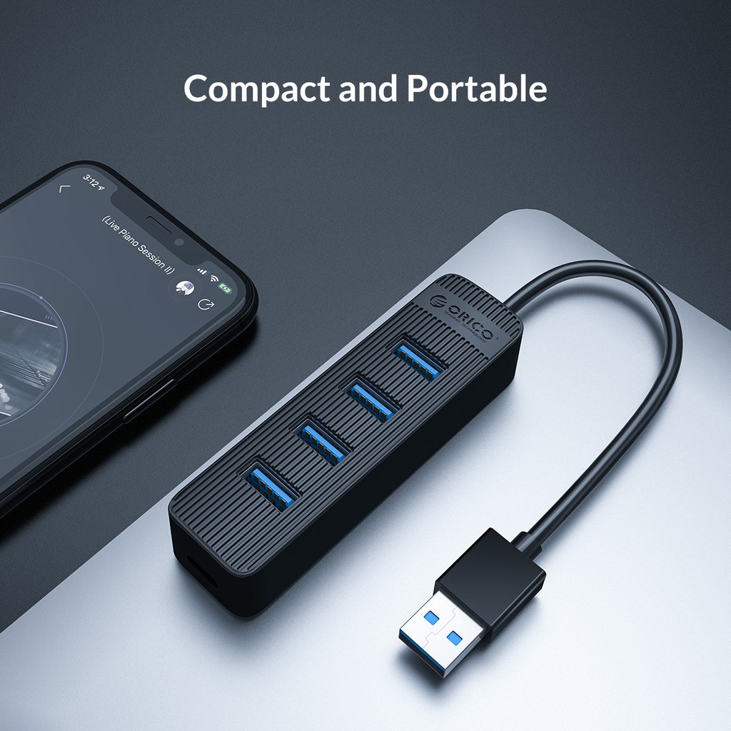 Bộ Chia USB HUB TWU3 Với Cổng USB 3.0 - Hàng Chính Hãng