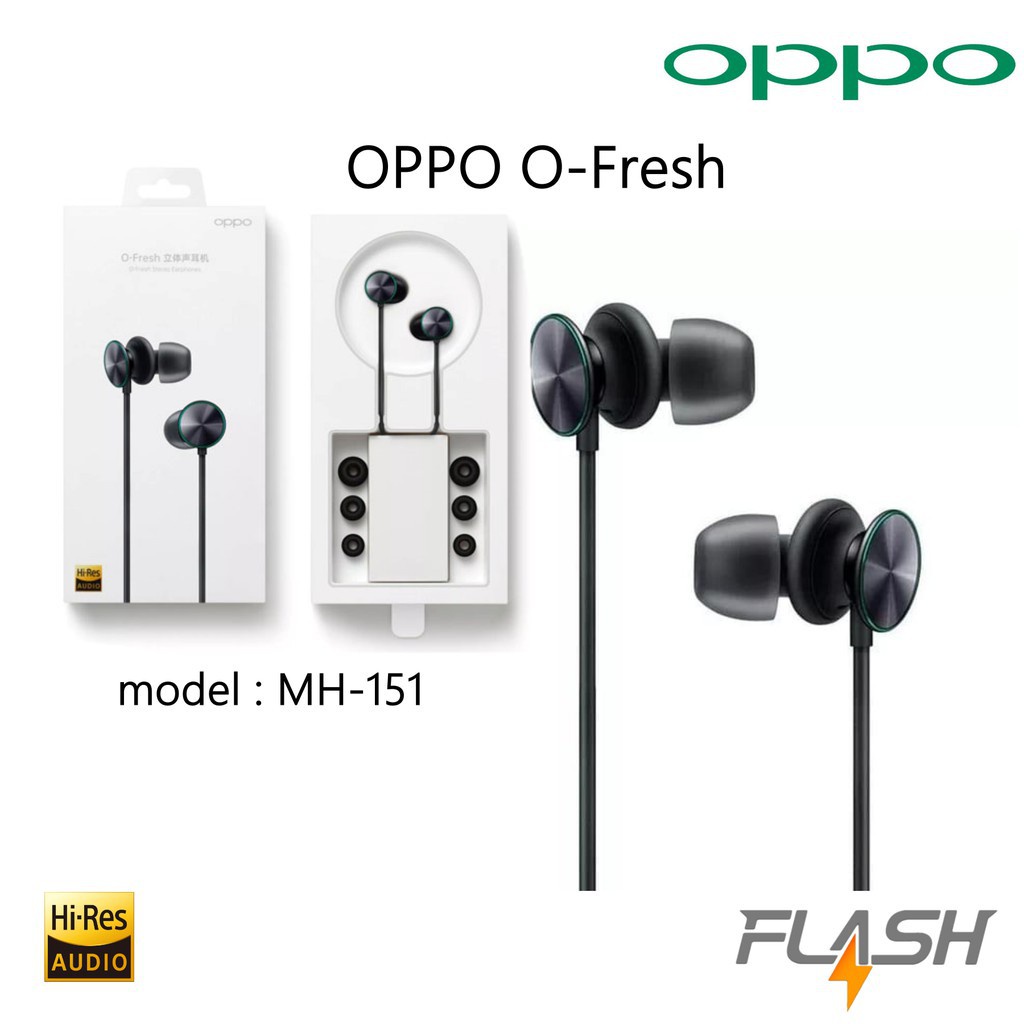 Tai nghe OPPO O-Fresh với màng loa Graphene, hỗ trợ âm thanh Hi-Res cho các dòng điện thoại jack 3.5