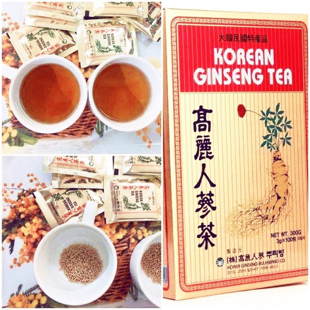 TRÀ NHÂN SÂM HÀN QUỐC KOREAN GINGSENG TEA