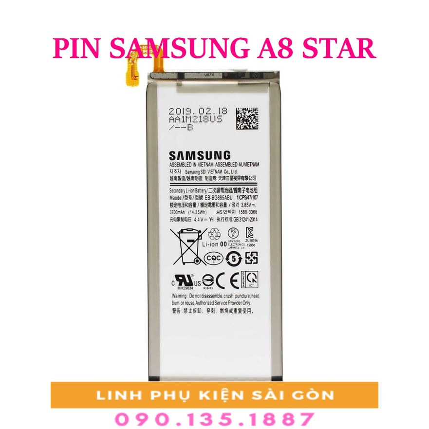 PIN SAMSUNG A8 STAR