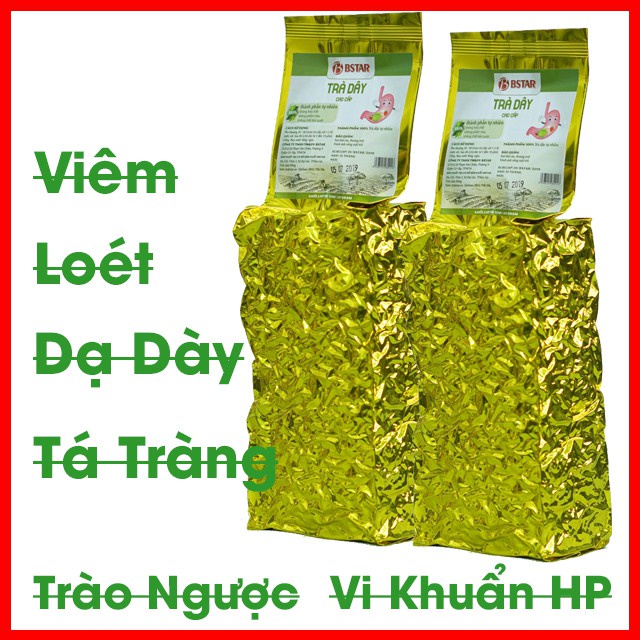 [Combo 02 Gói] Trà Dây Cao Cấp Bstar Cho Người Viêm Loét Dạ Dày Tá Tràng Nhiễm Vi Khuẩn HP - 250G/Gói