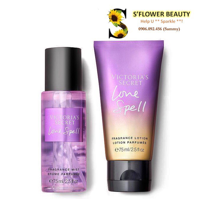 VS - Mini Gift Set | Bộ Quà Tặng Mini Xịt Thơm và Sữa Dưỡng Thể Victoria's Secret Mini Body Mist and Lotion | BigBuy360 - bigbuy360.vn