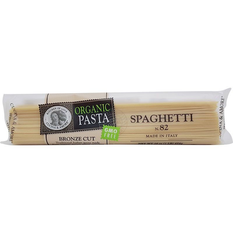 Mì Spaghetti Cucina Organic Gói 454g sản xuất từ 100% bột lúa mì Semolina