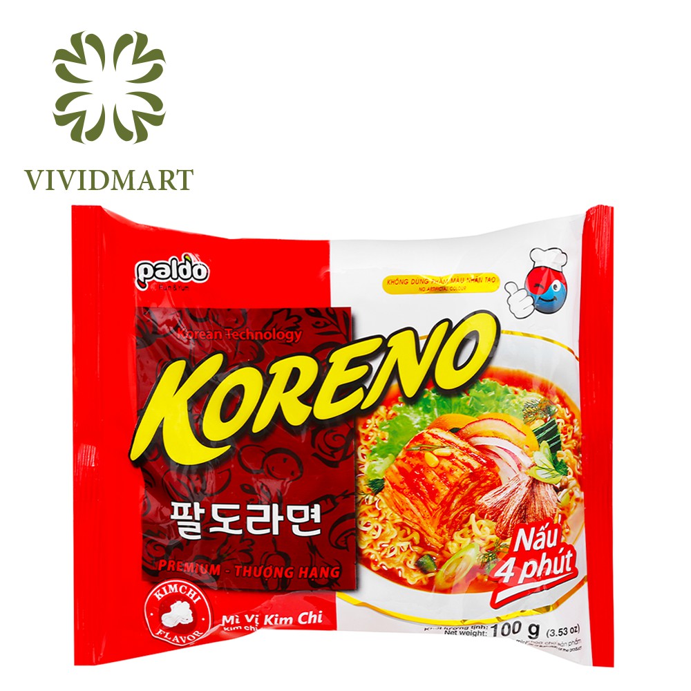 [Toàn quốc] [Gói lẻ] MÌ KORENO JUMBO HÀN QUỐC VỊ BÒ CAY / GÀ / TÔM / KIM CHI / NẤM -GÓI 100g - KORENO | BigBuy360 - bigbuy360.vn