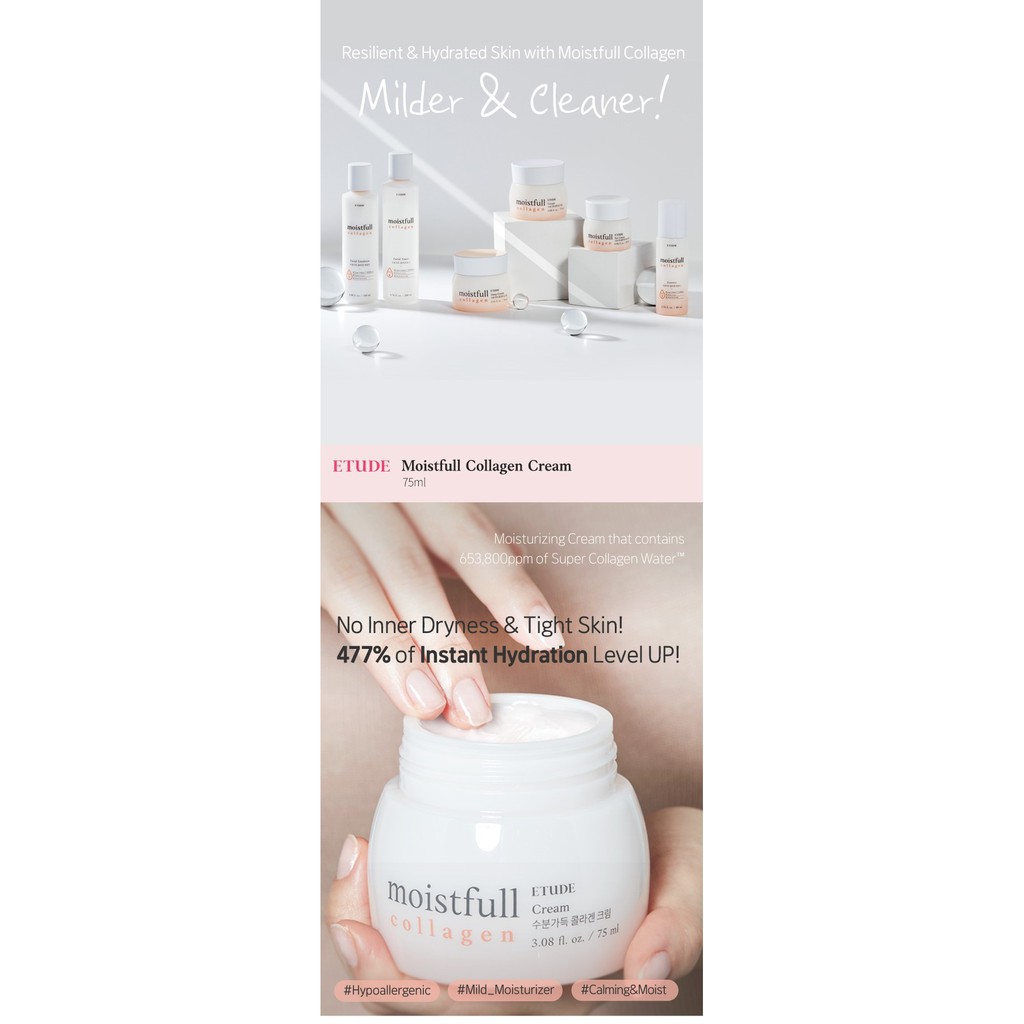 Kem dưỡng ẩm chứa Collagen ETUDE Moistfull Collagen Cream 75ml