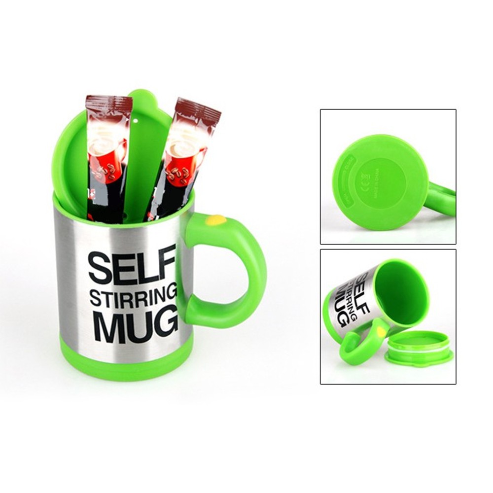 Cốc Khuấy Tự Động - Ly Tự Động pha cafe nước chanh MUG 400ml