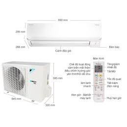 Điều hòa Daikin 18000BTU 2 chiều Inverter R32 FTHF50RVMV/RHF50RVMV