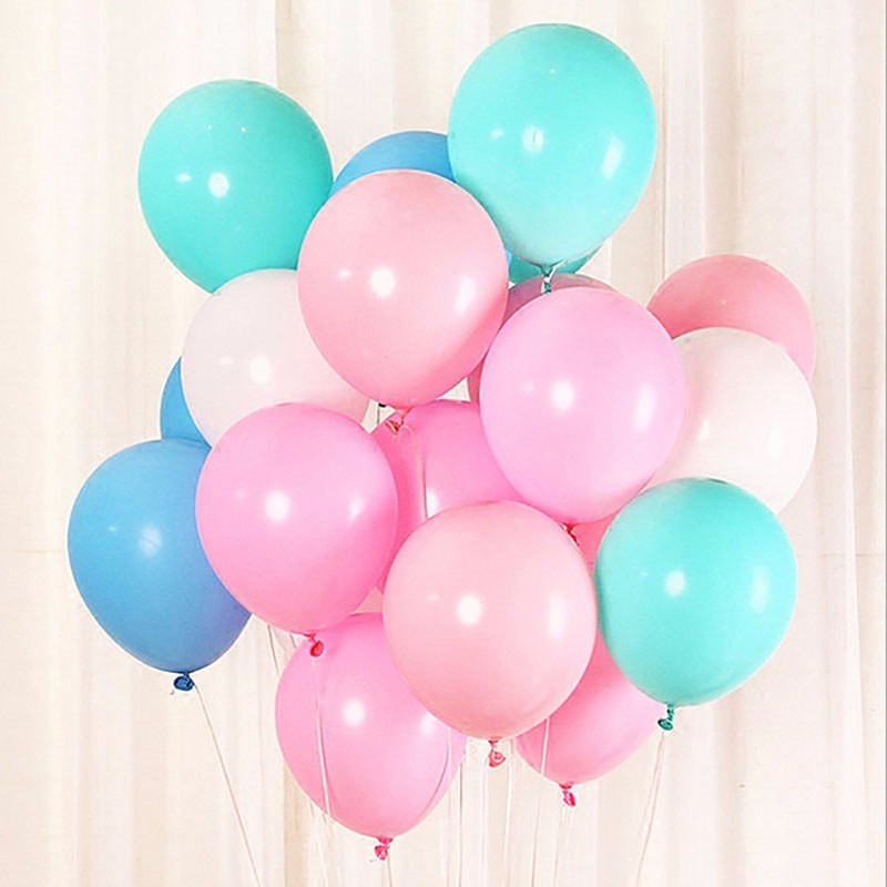 Bộ 20 Bong Bóng 12 inch plus latex Dày Dùng Trang Trí Tiệc Cưới Sinh Nhật