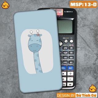 Miếng decal dán máy tính fx-570, fx-580, fx-880, Casio, Vinacal,... Kawaii Cute 2 MSP: 13