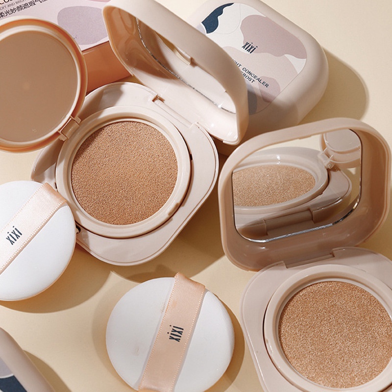 Phấn nước XIXI mỏng nhẹ mềm mịn Soft And Bright Concealer HOJO độ che phủ cao Air Hold Makeup Cushion HOJO19 XIXI32