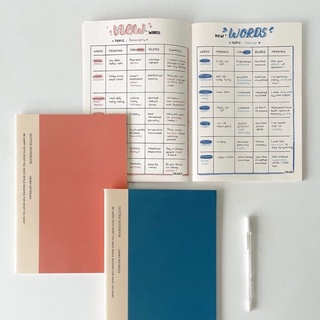 Vở ghi chép may gáy Crabit 80trang 100gsm, kẻ ngang dot grid cornel