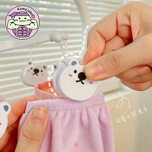 Móc treo quần áo đa năng dễ thương, móc trùm phơi đồ lót, tất dễ thương