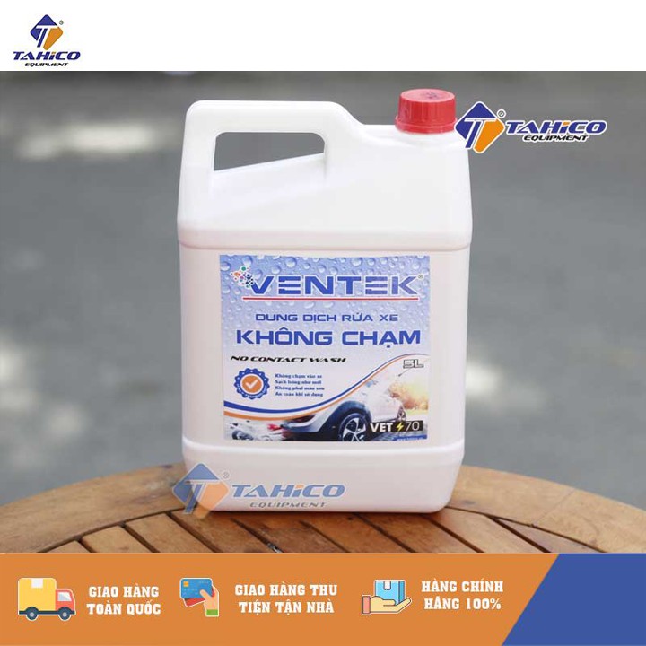 Hóa chất rửa xe không chạm Ventek VET70 5 lít