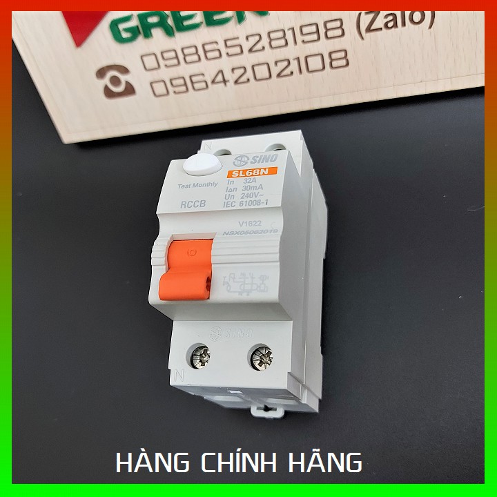 Át chống giật SINO 16A và 20A (Aptomat RCBO chính hãng)