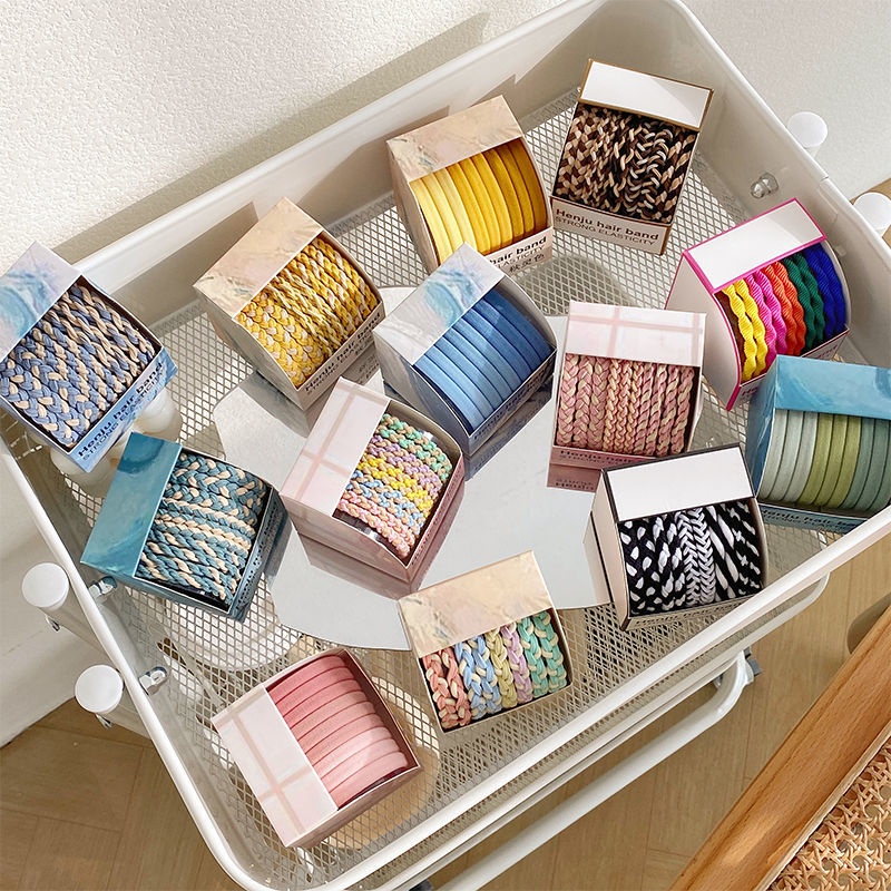 Dây Buộc Tóc Cao Su Co Giãn Tốt Phong Cách Hàn Quốc 2022 Thời Trang Cho Nữ Ốp