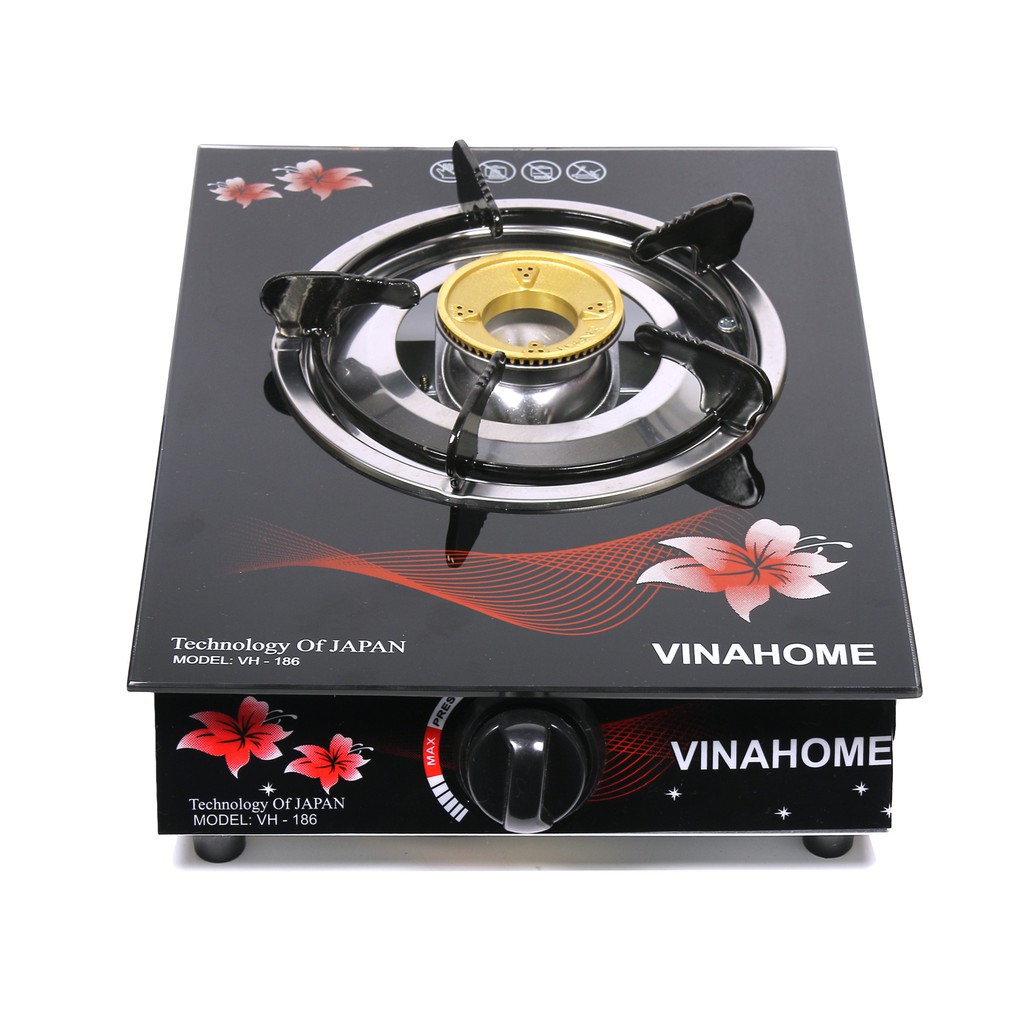 Bếp ga đơn mặt kính cường lực Vinahome VH188