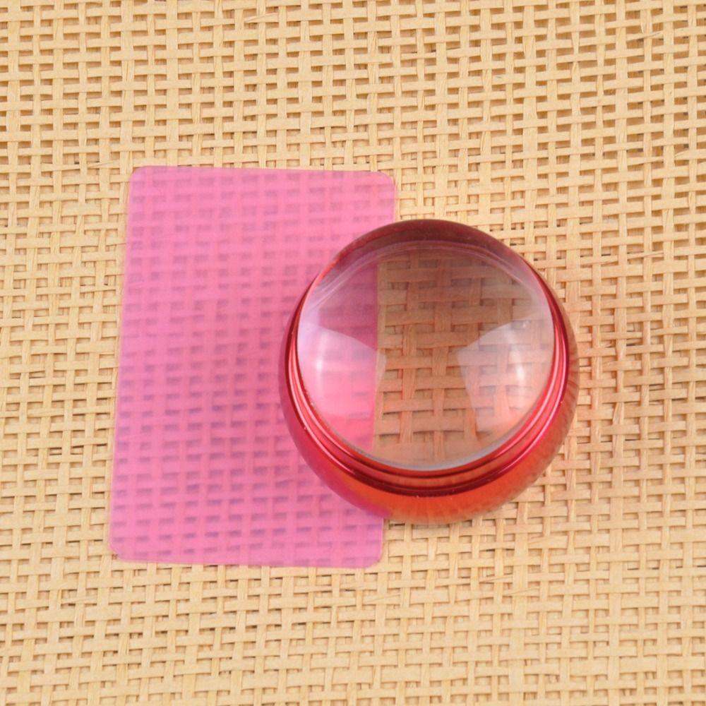 Bộ Dụng Cụ Trang Trí Móng Tay Nghệ Thuật Bằng Silicone Tay Cầm Kim Loại Dành Cho Nữ