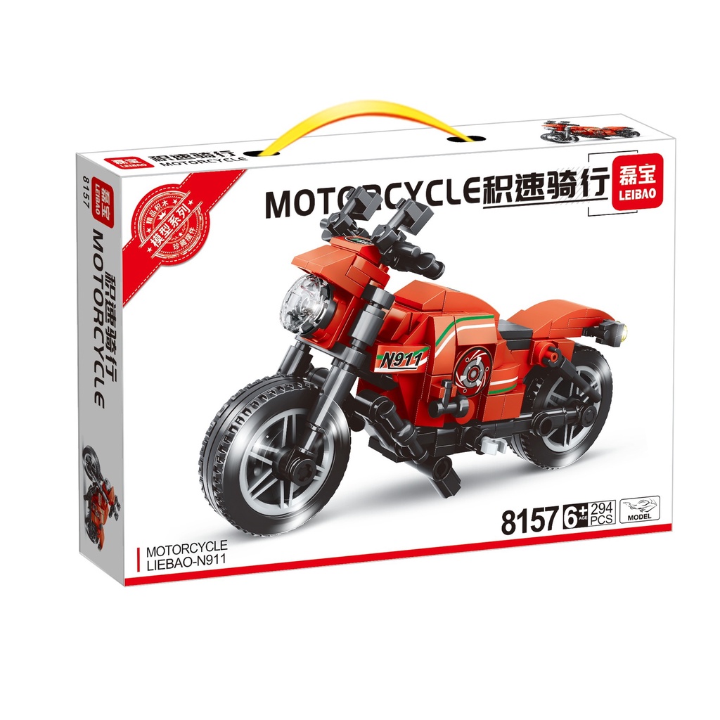 (MớI) Bộ Đồ Chơi LắP RáP Mô Tô LắP RáP DIY Cho Bé