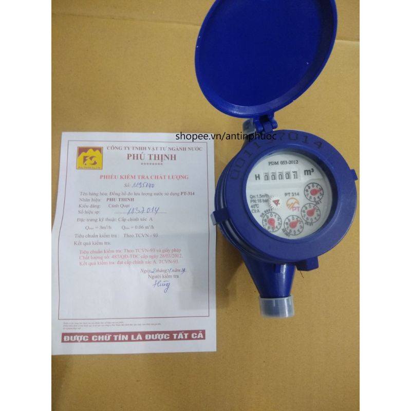 Đồng hồ nước Phú Thịnh