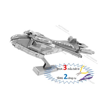 Mô hình lắp ghép kim loại 3d phi thuyền vận tải d-79 pelican