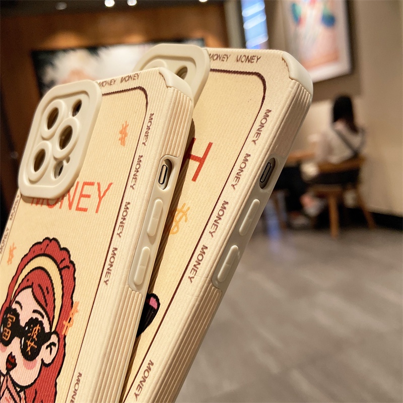 Ốp điện thoại hình cô gái xinh xắn cho iPhone 6 7 8 X XS XR XSMAX 11 12 13 Plus Pro Max Mini