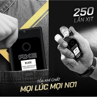 Nước Hoa Bỏ Túi Axe (Black/Dark) 17ml