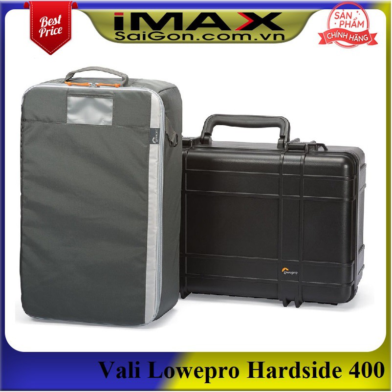 Vali Lowepro Hardside 400 chống nước, chống va đập, Chính hãng Hoằng Quân